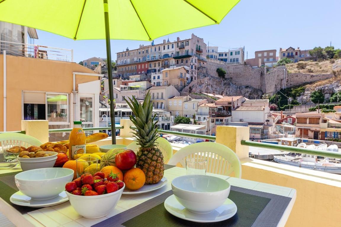 Au Vallon -Terrasse De Reve Au Vallon Des Auffes Marseille Eksteriør bilde