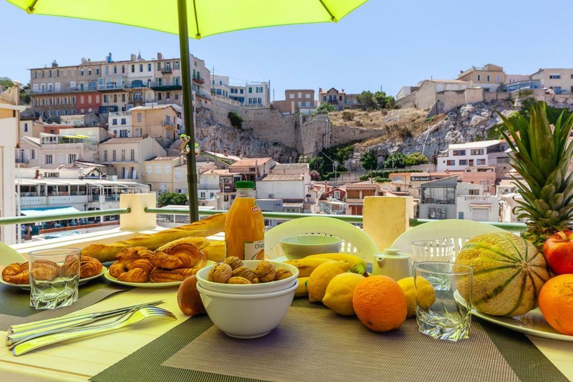 Au Vallon -Terrasse De Reve Au Vallon Des Auffes Marseille Eksteriør bilde